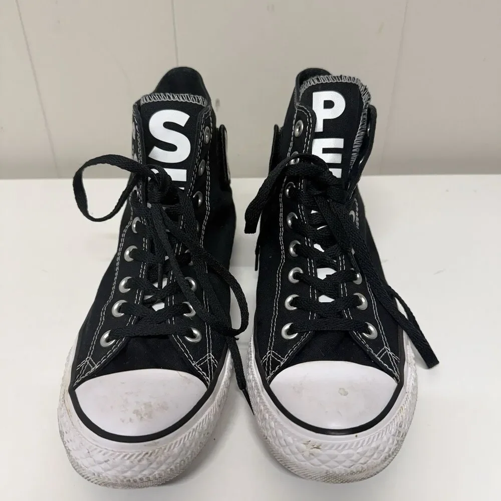 Converse Chuck Taylor All Star Seek Peace Black High Top 165766F Men 9 Women 11
